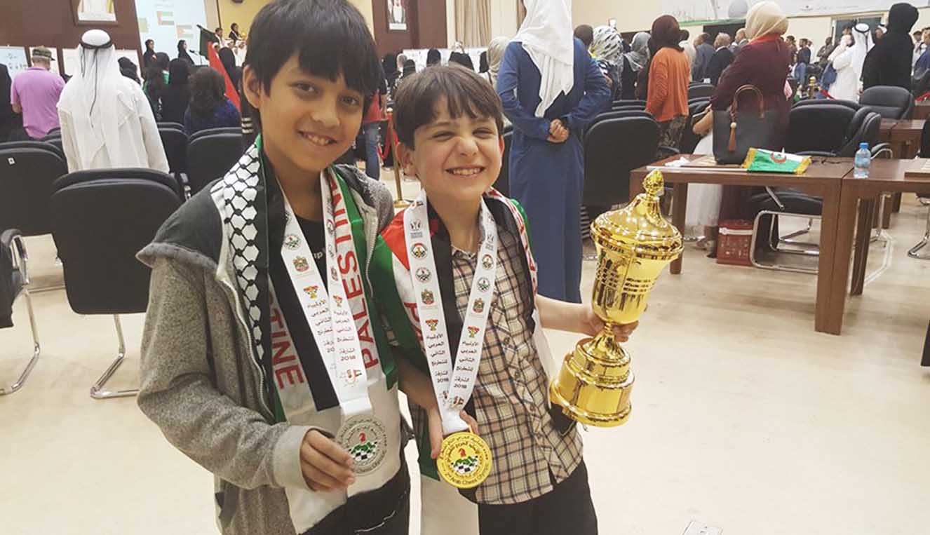 لأول مرّة - فلسطين تحصد الذهب والفضة في بطولة الشطرنج للعالم العربي
